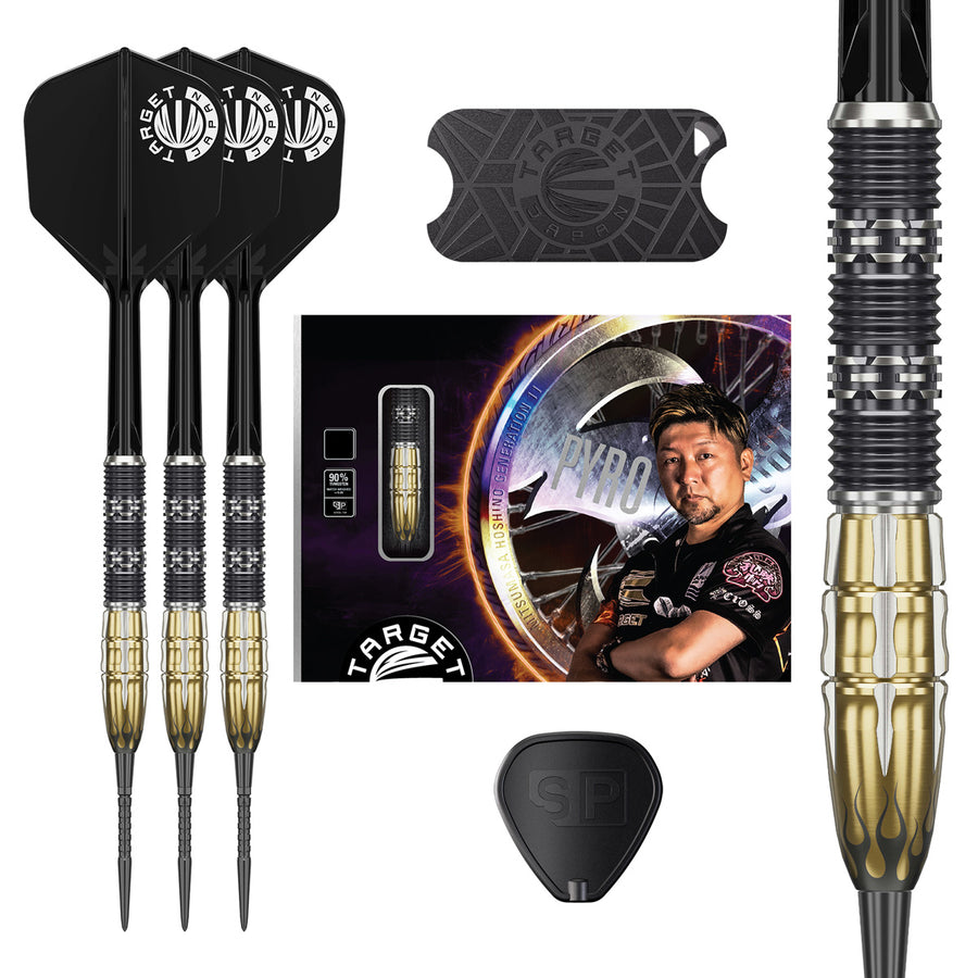 Target Japan Pyro G11 – 90% Tungsten Swiss Point Steel Tip Darts